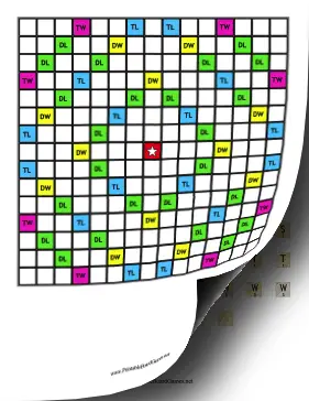 Crossword Game with Friends Printable Board Game