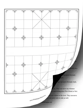 Chinese Chess Printable Board Game